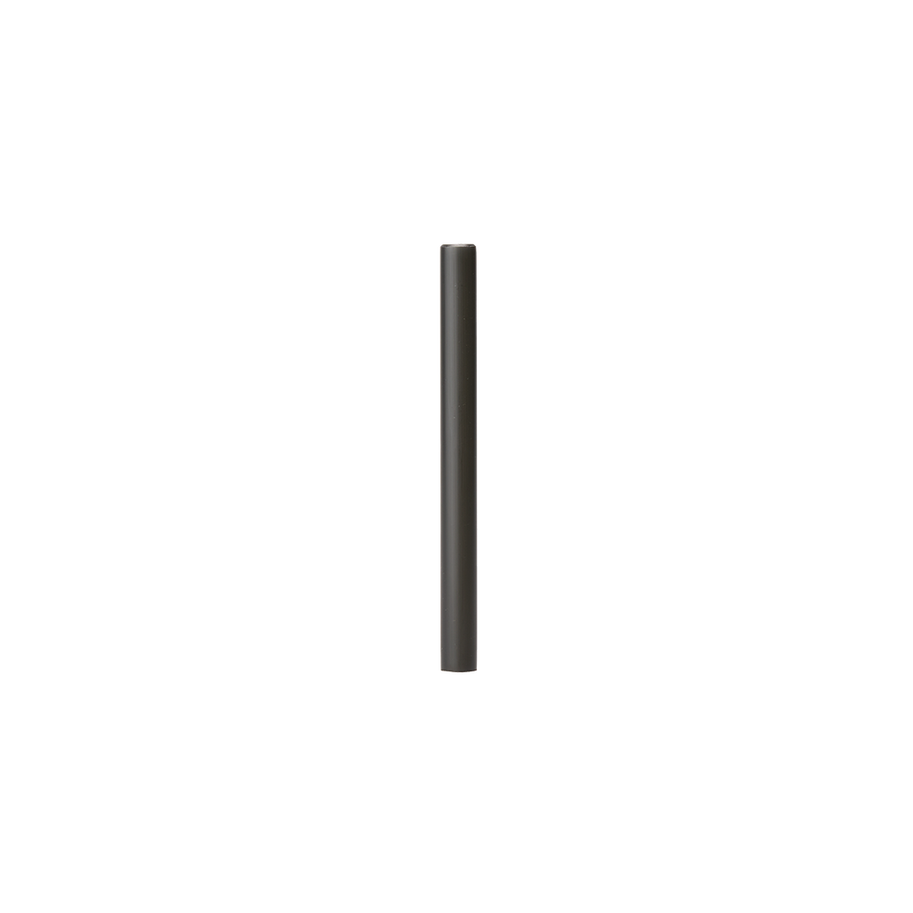 Owala Replacement Straw in Very, Very Dark; single solid black slim straw