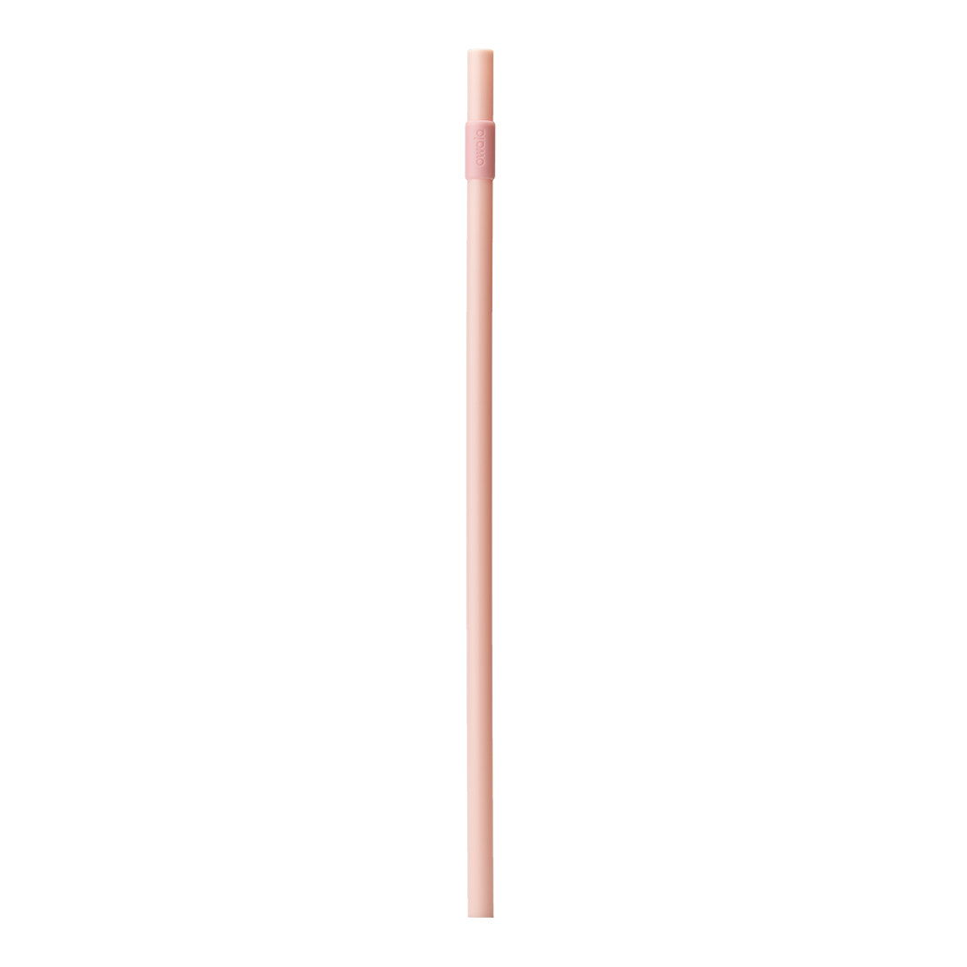 Owala Replacement Straw in Very, Very Dark; single solid black slim straw
